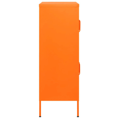 metalowa pomarańczowa szafka na narzędzia ogrodnicze garu 4x