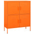 Pomarańczowa stalowa szafka wielofunkcyjna - Garu 4X