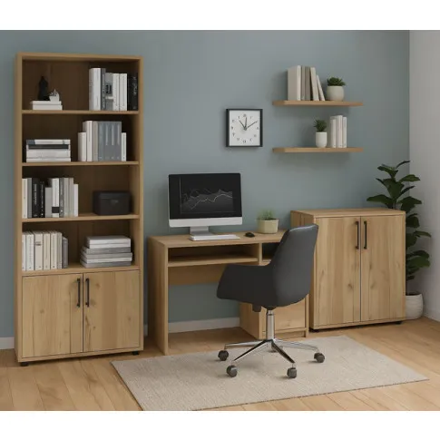 Wizualizacja komody Lufresi dąb craft