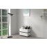 Zdjęcie lakierowana biała szafka nocna do łóżka Tibia 3X - sklep Edinos.pl