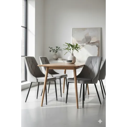 Wizualizacja krzesło Bozi szare