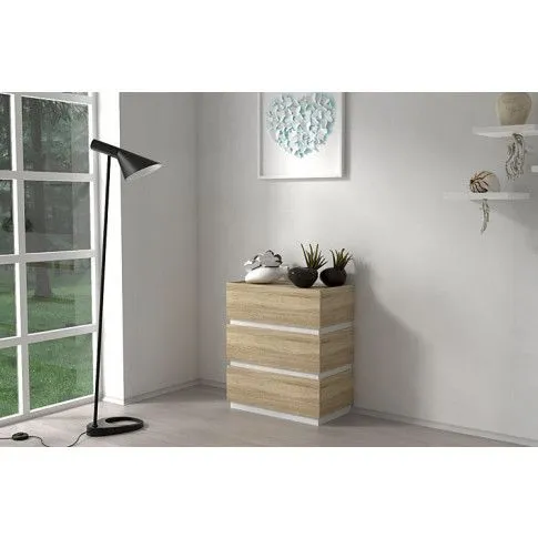 Zdjęcie komoda do salonu dąb sonoma Toviros 2X | Edinos.pl