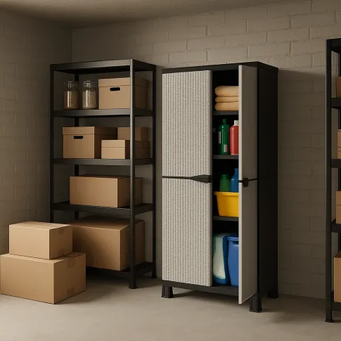 Szara szafa wielofunkcyjna na taras   Dinero 6X