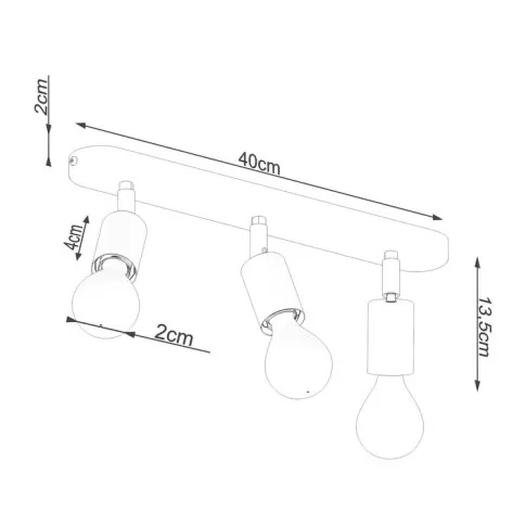 Wymiary plafonu A139-Bola