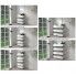 Szczegółowe zdjęcie nr 7 produktu Lakierowana komoda Sedia 3X - biały połysk + dąb sonoma