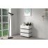 Zdjęcie biała lakierowana komoda do salonu, sypialni Sedia 3X - sklep Edinos.pl