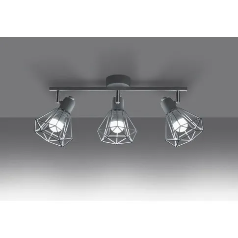 Biały potrójny plafon druciany A145-Elsa