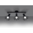 Czarny loftowy plafon reflektorek A145-Elsa