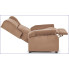Beżowy rozkładany fotel wypoczynkowy Alden 2X