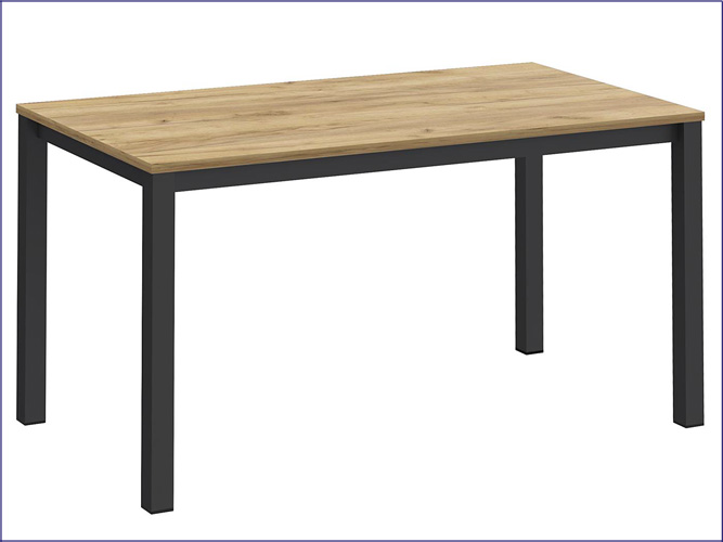 Minimalistyczne biurko Selima kolor dąb craft