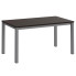 Minimalistyczne biurko z metalowymi nogami wenge - Sorig