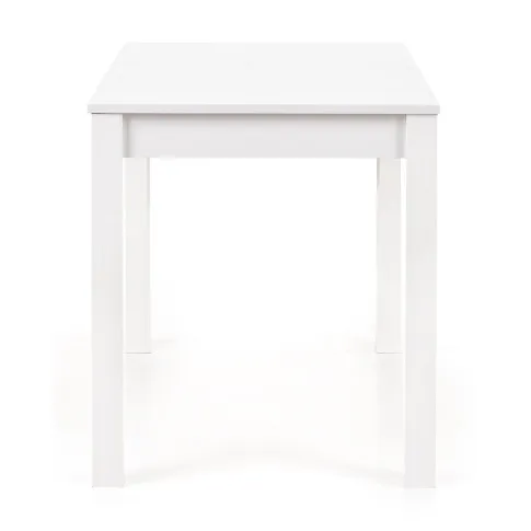 Biały minimalistyczny stół do jadalni Klaris