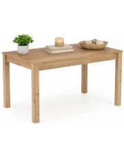 Prostokątny stół w kolorze dąb craft - Inat w sklepie Edinos.pl