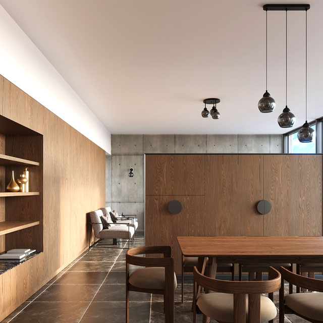 Industrialna lampa wisząca nad wyspę A157-Supremi