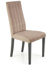 Tapicerowane beżowe krzesło do jadalni - Iston 2X w sklepie Edinos.pl