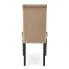 Drewniane krzesło z beżową tapicerką Iston 2X