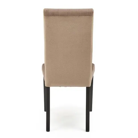Drewniane krzesło z beżową tapicerką Iston 2X