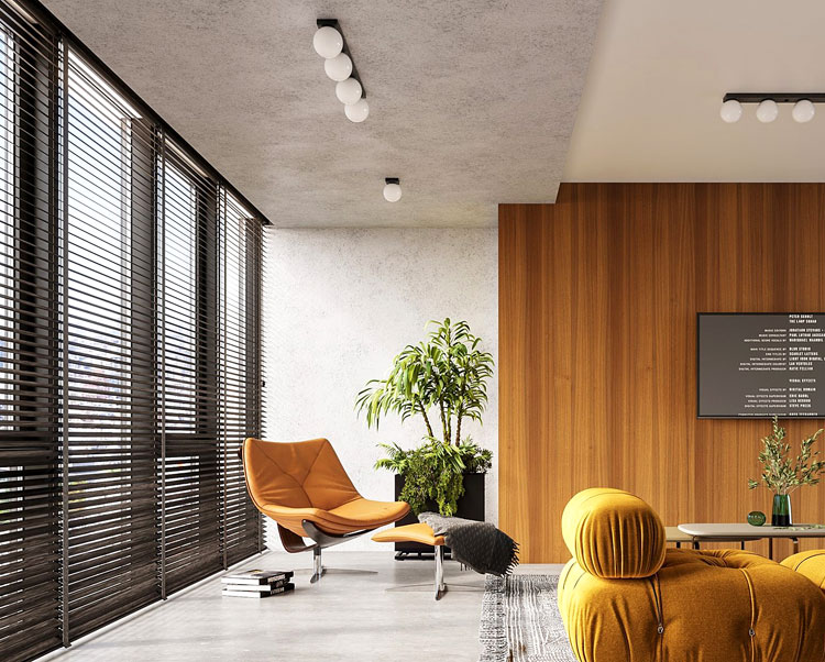 Czarna lampa sufitowa z 3 kloszami w kształcie kuli A165-Soho