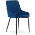 Niebieskie krzesło kuchenne nowoczesne - Cinar 3X