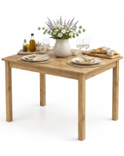 Rozkładany stół w kolorze dąb craft - Alozja  w sklepie Edinos.pl