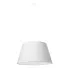 Biała lampa wisząca z abażurem nad stół - A196-Ablo