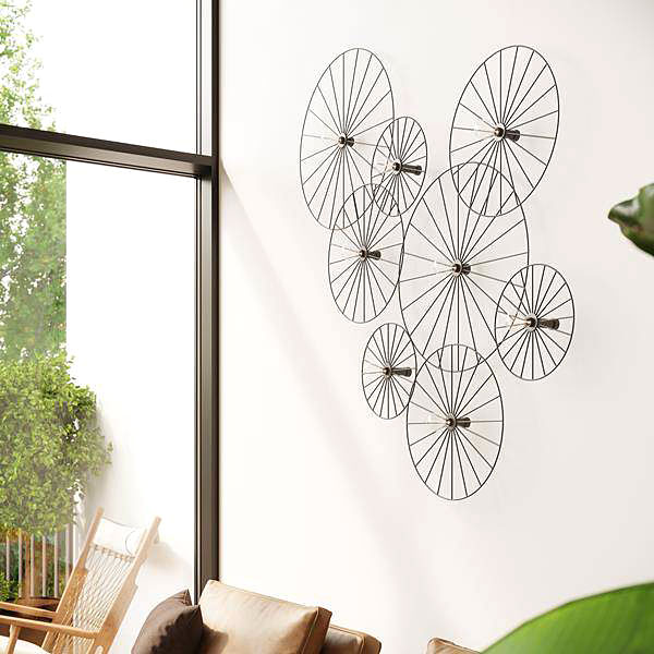 Czarny druciany plafon ścienny sufitowy w stylu loft A193-Hado