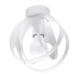 Biała okrągła lampa sufitowa ze stali - A192-Hoxa