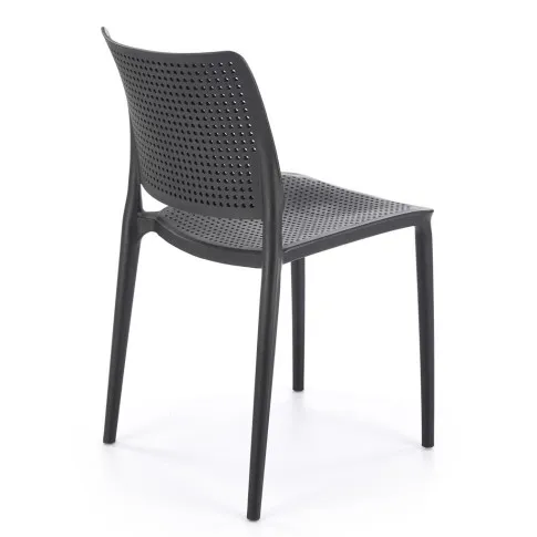 Czarne krzesło do jadalni Imros
