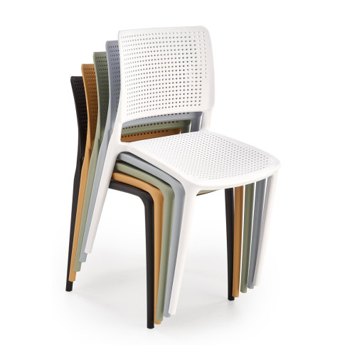 Sztaplowane krzesło w różnych kolorach Imros