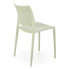 Zielone sztaplowane krzesło ażurowe Imros