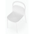 Białe minimalistyczne krzesło Nagun