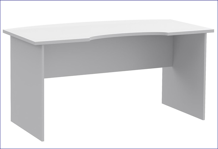 Klasyczne biurko do pracy Romiks kolor biały