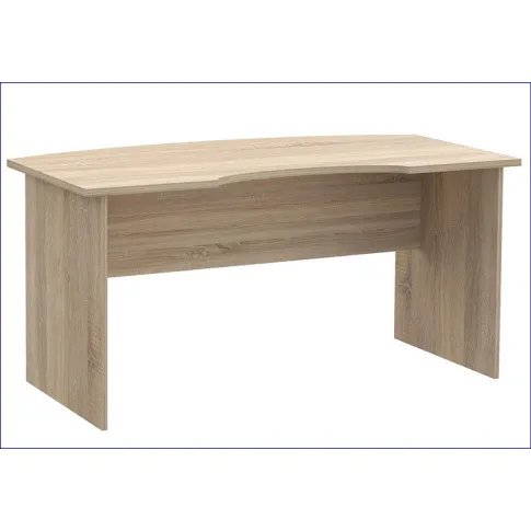 Długie biurko biurowe Romiks kolor dąb sonoma