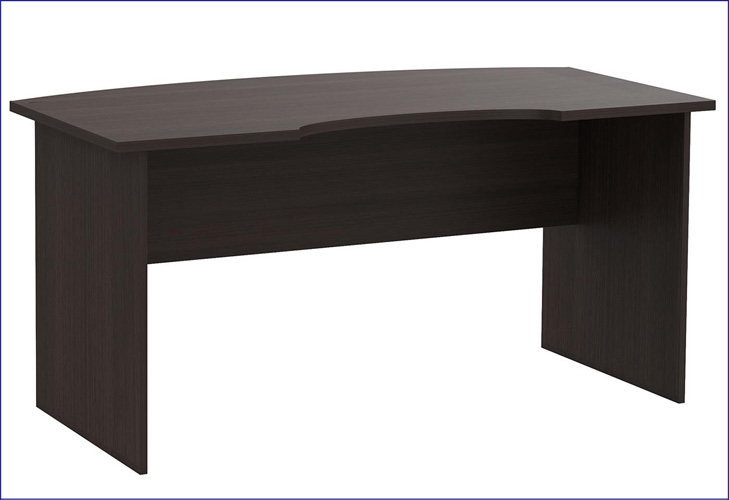 Klasyczne biurko do pracy Lezi kolor wenge