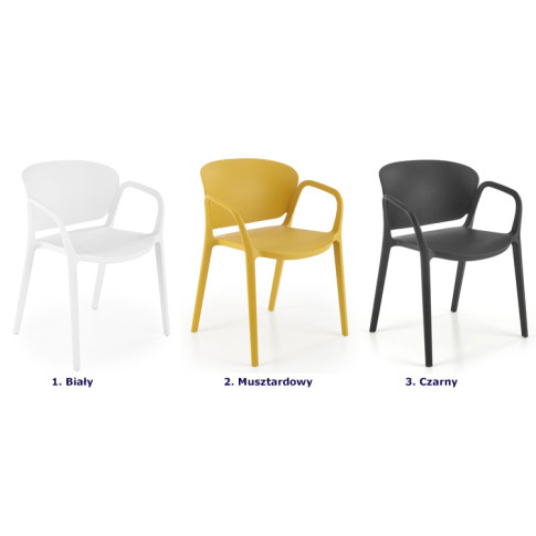 Dostępne kolory krzesła Orlo