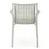 Popielate krzesło ogrodowe Darlox