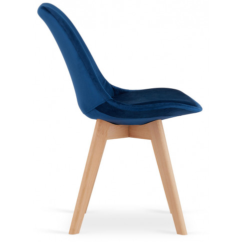 Ciemnoniebieskie krzesło do kuchni Neflax 3S