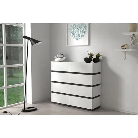 Zdjęcie biała komoda do biura, salonu, sypialni Ogitro 4X | Edinos.pl