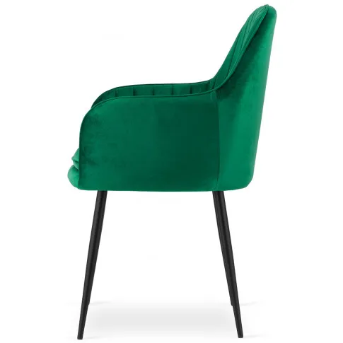 komplet 2 aksamitnych krzeseł do jadalni negros