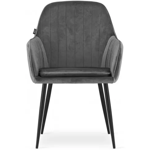 komplet 2 welurowych krzeseł do jadani negros