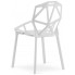 zestaw stylowych krzeseł do salonu timori w kolorze bialym