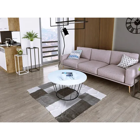 Wizualizacja białego stolika kawowego Savik 4X