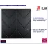 Panel dekoracyjny nefryt czarny groszek mat Estilo Noble 21X