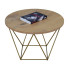 Okrągły stolik kawowy dąb lancelot - Boreko 3X