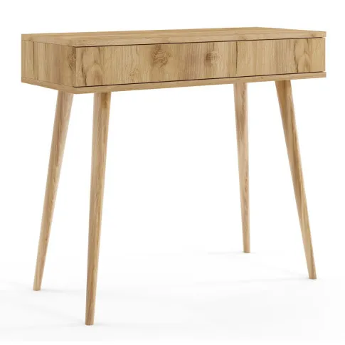 Konsola skandynawska dąb craft złoty Tida 5X