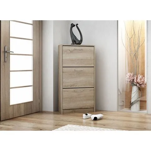 Zdjęcie szafka na buty do przedpokoju dąb trufel Waxa | Edinos.pl