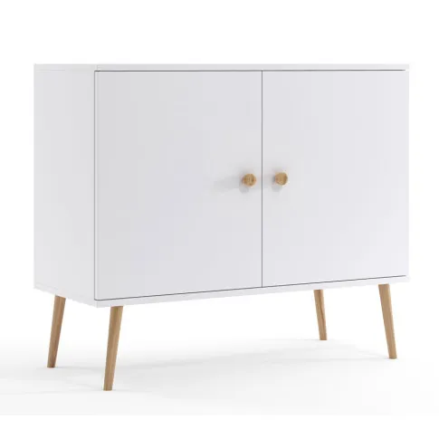 Biała komoda z drzwiczkami Tida 9X