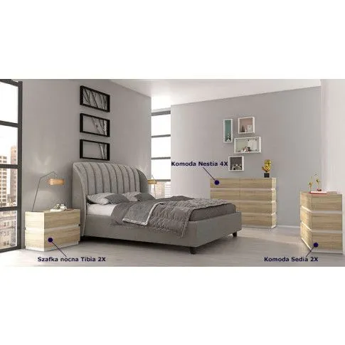 Fotografia Komplet mebli systemowych Moso - dąb sonoma + biały z kategorii Komplety mebli