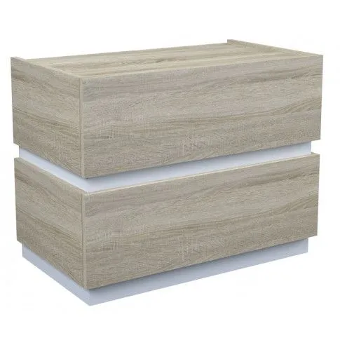 Szczegółowe zdjęcie nr 4 produktu Komplet mebli systemowych Moso - dąb sonoma + biały