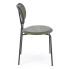 Zielone krzesło z ekoskóry Omix